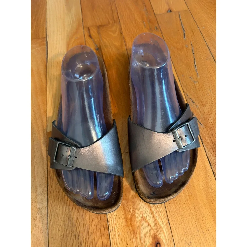 Birkenstock Madrid slide sandals Metallic size 40/US 9-9.5